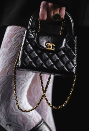 🔆 [CHANEL] 샤넬 빈티지 금장 켈리백 스몰 블랙 🔆