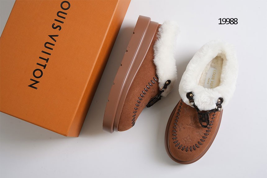 🔆 [LOUIS VUITTON] 루이비통 스웨이드 퍼 슬리퍼🔆