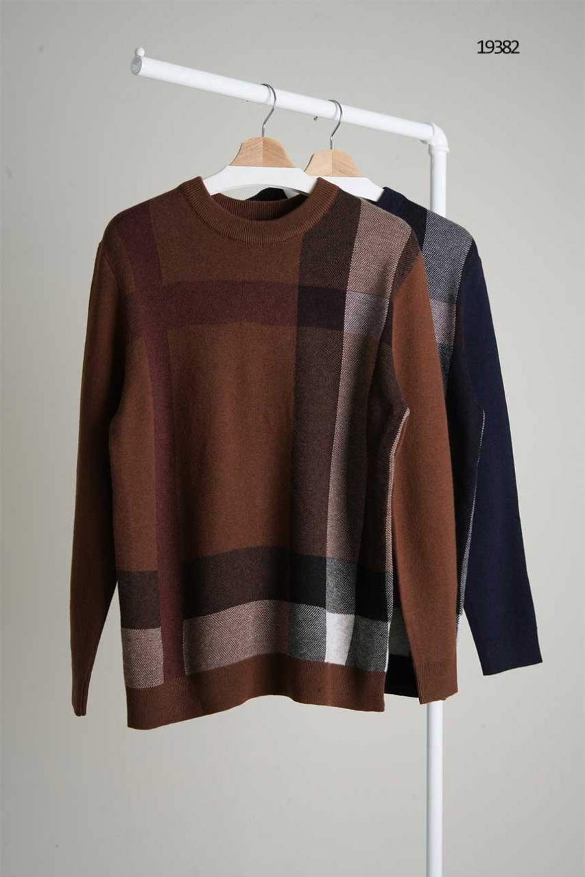 🔆 [BURBERRY] 버버리 클래식 빅체크 자가드 니트 🔆