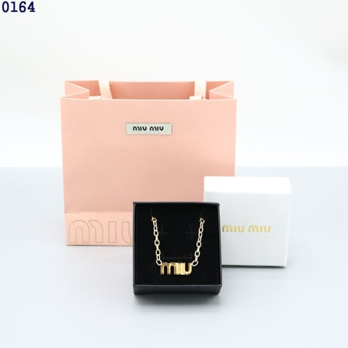 👹미우미우 메인 로고 골드 목걸이👹