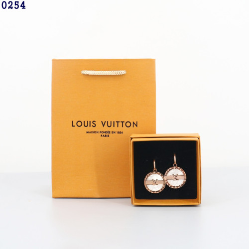 👹루이비통 로즈골드 화이트 원형 귀걸이👹