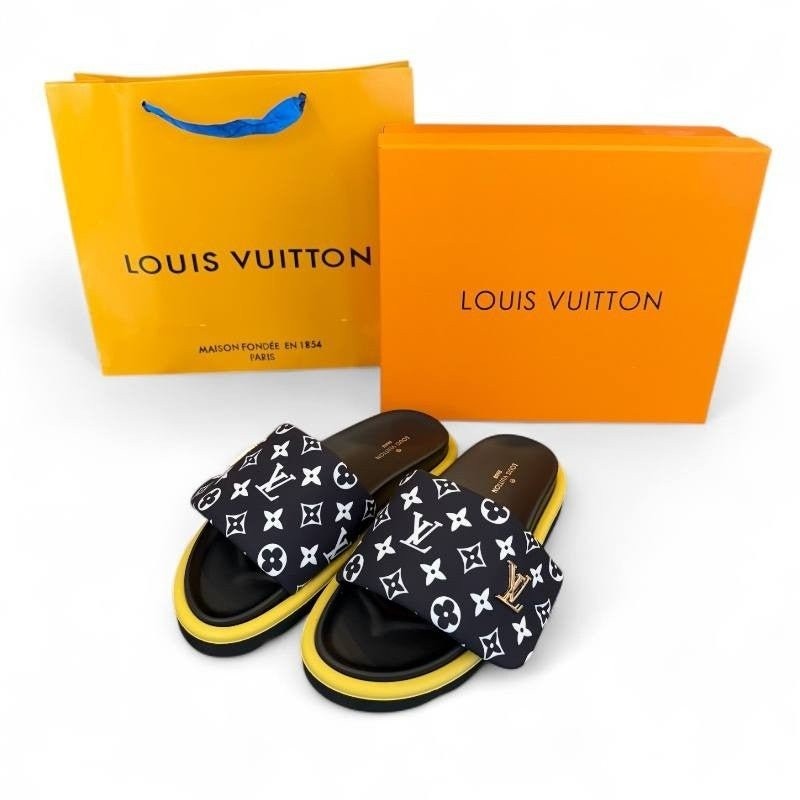 👹루이비통 스틸로고 뮬 모노그램 (블랙) 👹