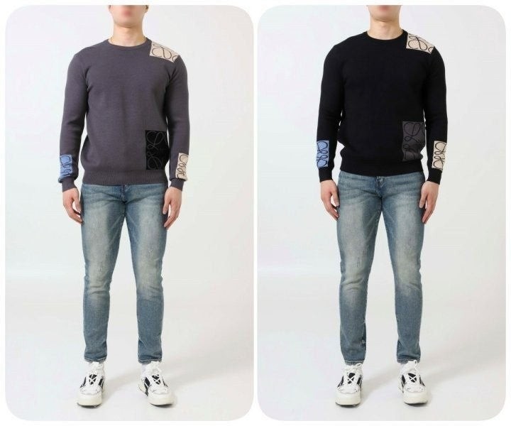 💕 로** 아나그램 크루넥 스웨터