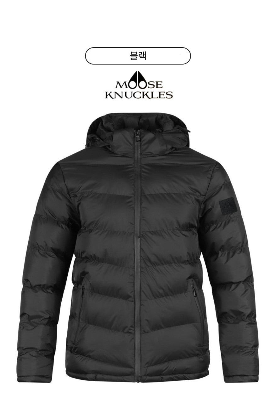 💕 무*** 로고패치 후드 패딩 점퍼