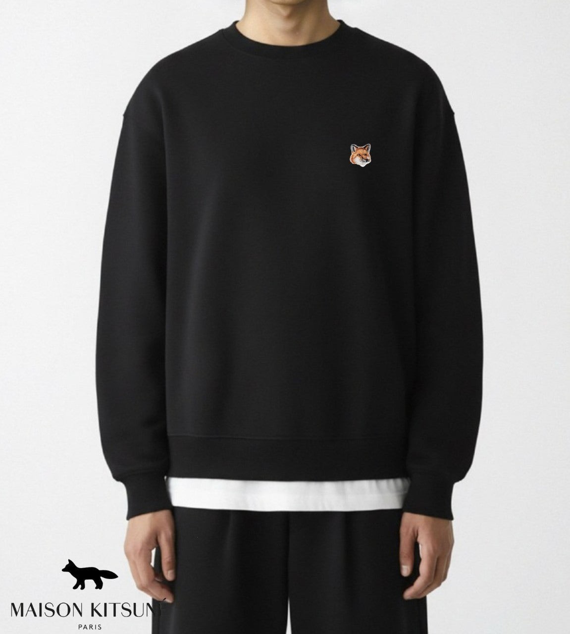 💕 메* 키츠네 베이직 데일리 맨투맨