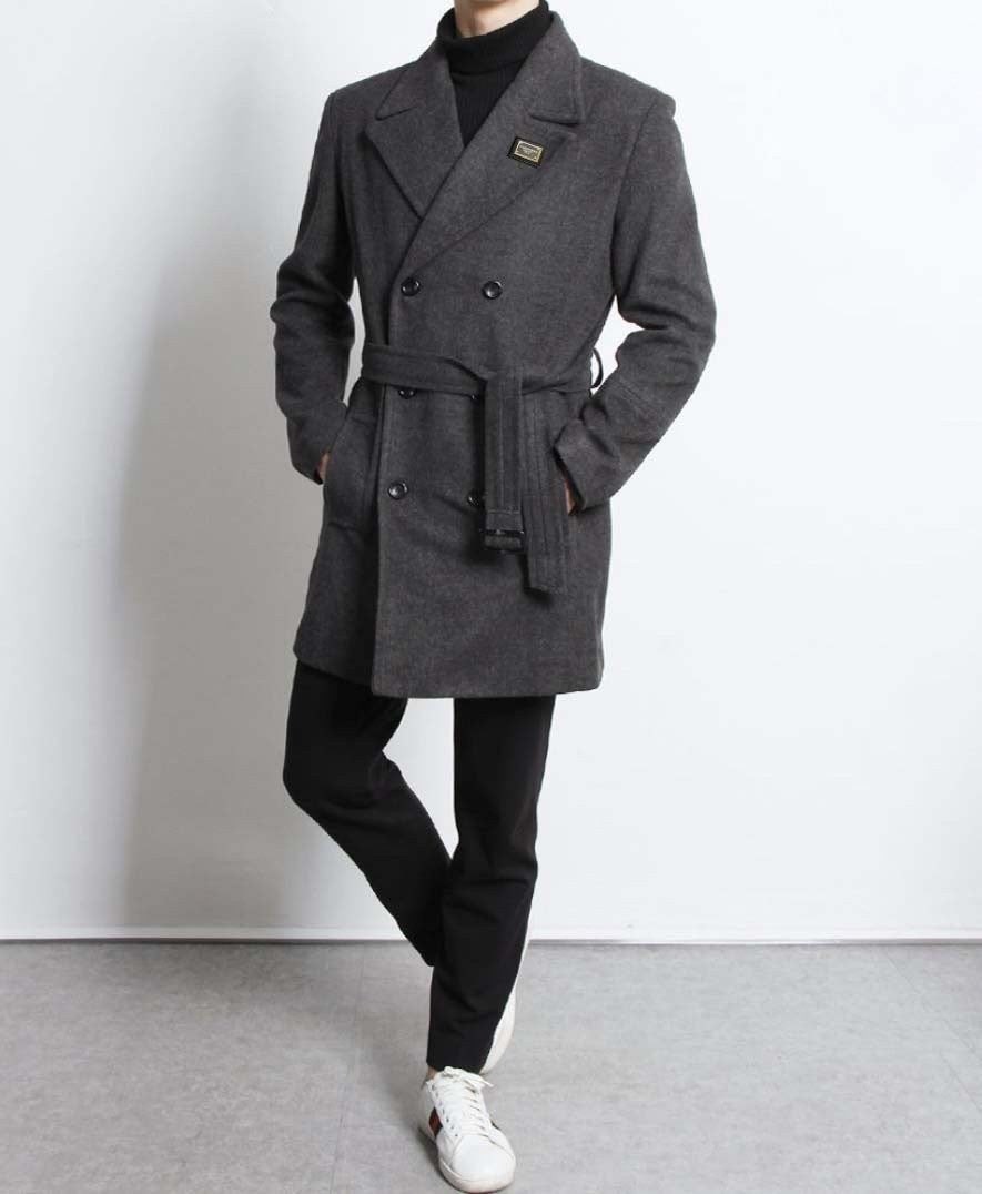 💕 돌* 발카만 더블롱코트