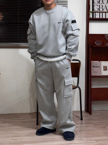 💕 나** 기모 데일리 포켓 카고 맨투맨, 카고팬츠 세트