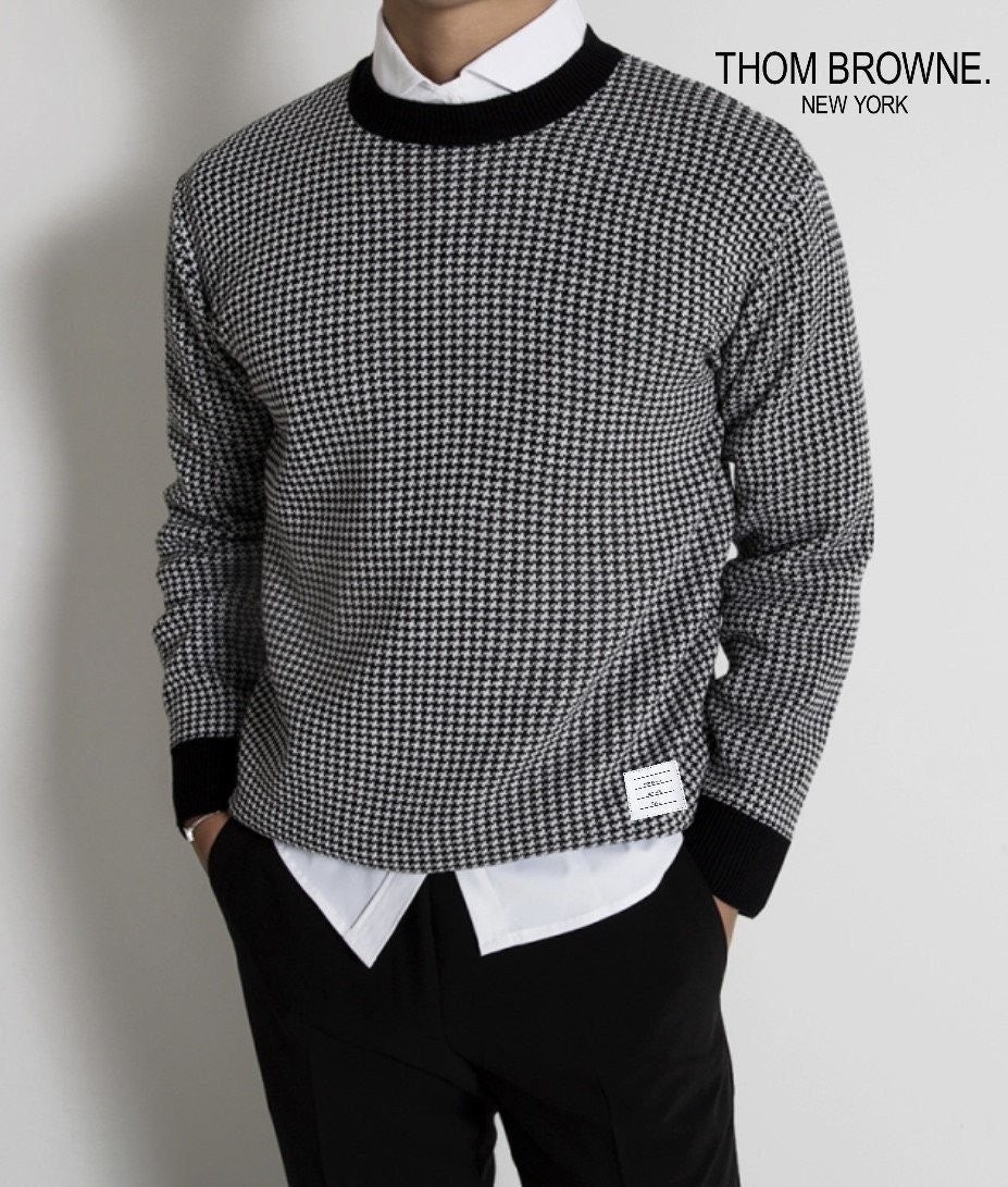 💕 톰* 케이블 스트라이프 머슬긴팔니트