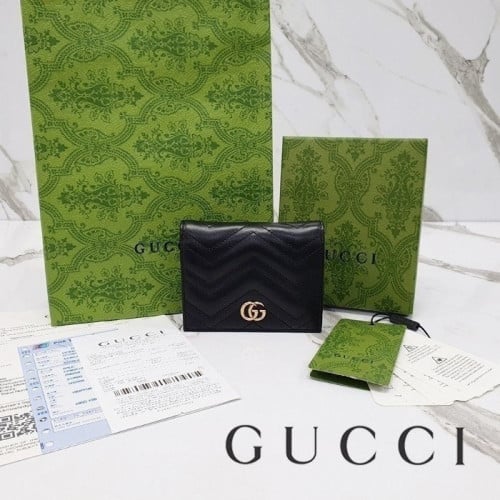 💕 구* GG 마몬트 레더 카드 반지갑 ⚓544