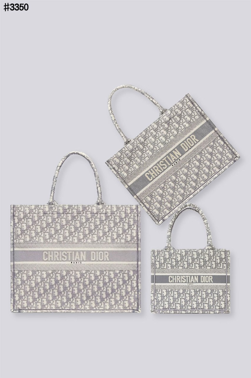 🍀 [DIOR] 크리스찬 디올 Book Tote 백 오블리크 그레이 🍀