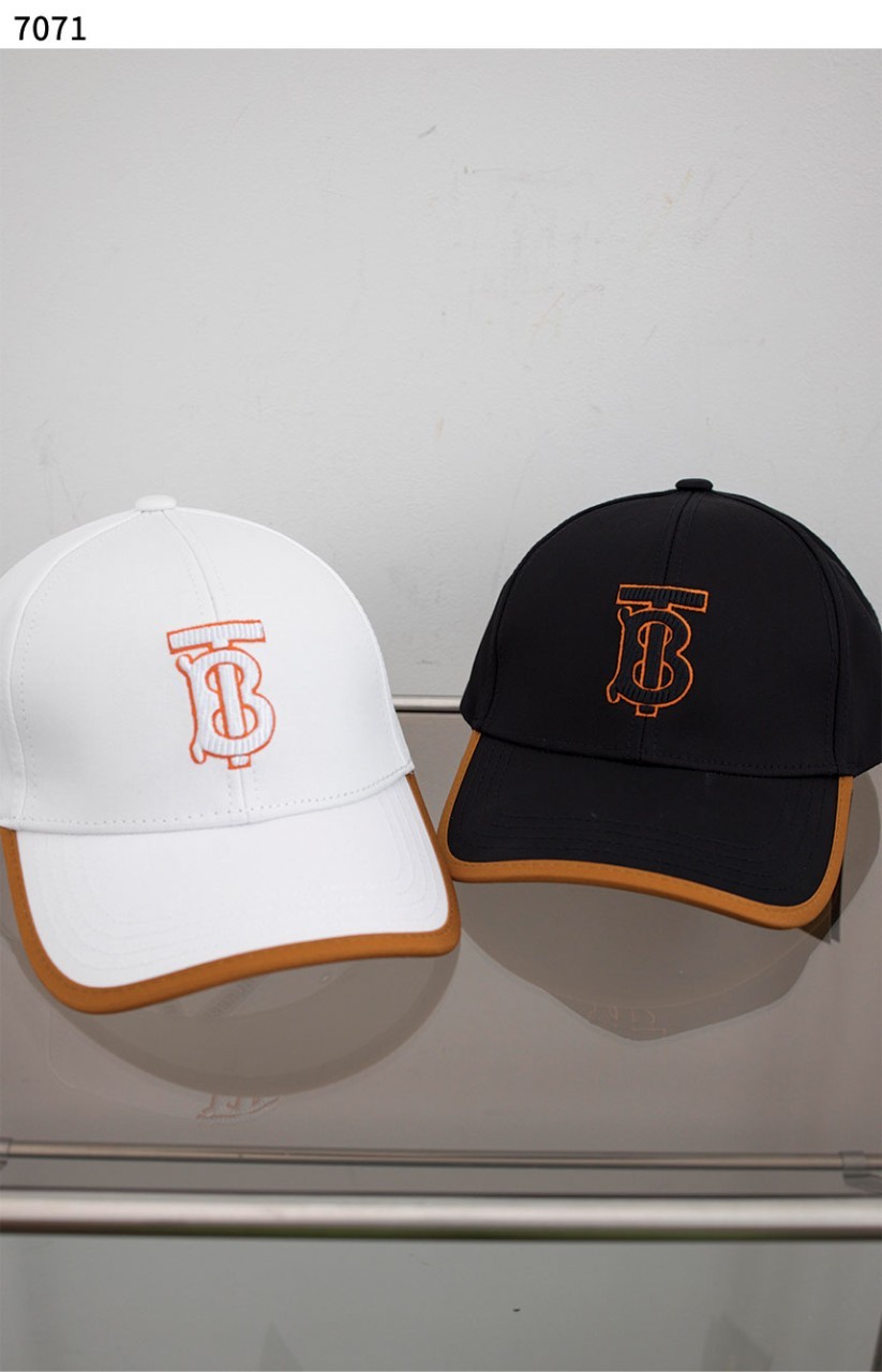 #버버리 [BURBERRY]  유니섹스 오렌지 로고 캡 모자 신상입고💢 #모자 #7071