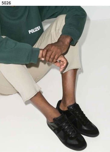 #메종마르지엘라 [Maisonmargiela] 수입프리미엄급 블랙 독일군 스니커즈 올블랙 신상 입고💢 #태그 #신발 #5026