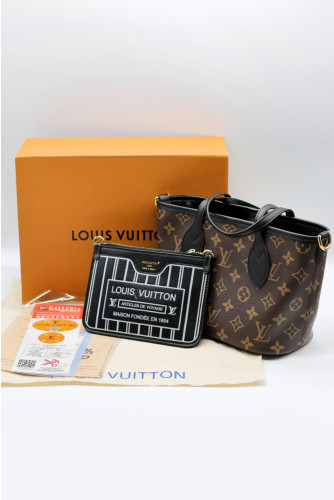 #루이비통  네버풀 반둘리에 인사이드 아웃 BB MM M12099