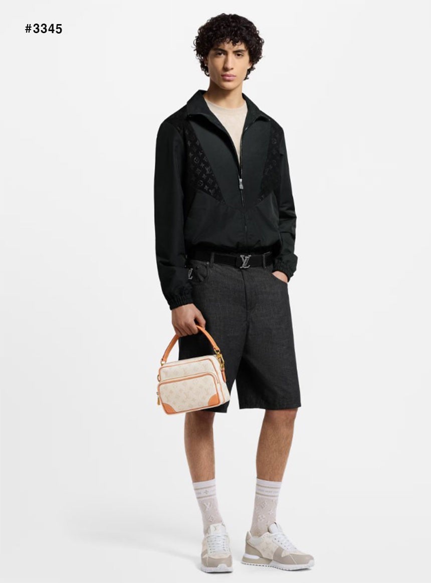 🍀 [LOUIS VUITTON] 루이비통 레더 믹스 트랙 톱 자켓 🍀