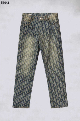 🍀 [DIOR] 크리스찬 디올 오블리크 워싱 스트레이트 데님 팬츠 🍀