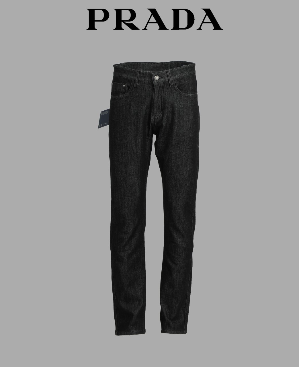 🚨프라다  PRADA  사각 패치 융기모 데님진