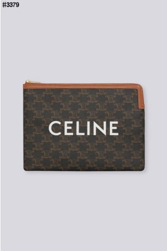 🍀 [CELINE] 셀린느 트리옹프 캔버스 & 램스킨 파우치 🍀
