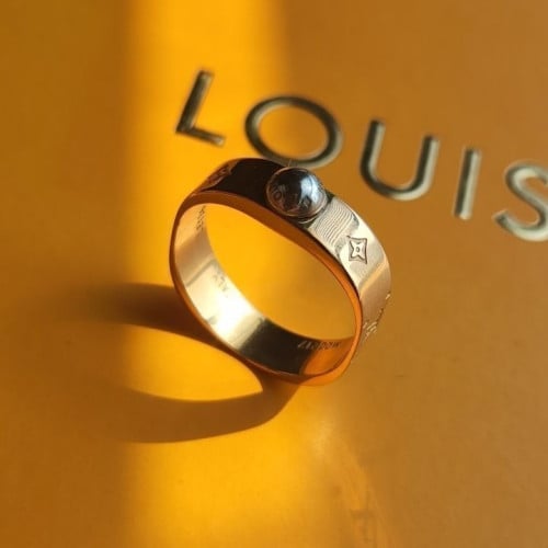 루이비통 449 나노그램 로즈골드 반지