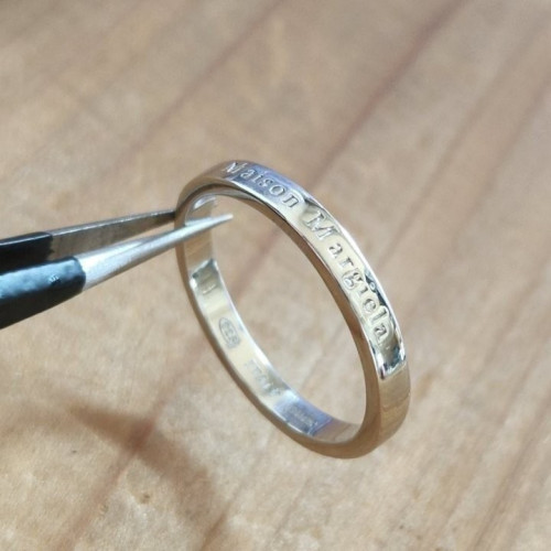 메종마르지엘라 417 스털링 실버 로고 Silver 92.5 반지