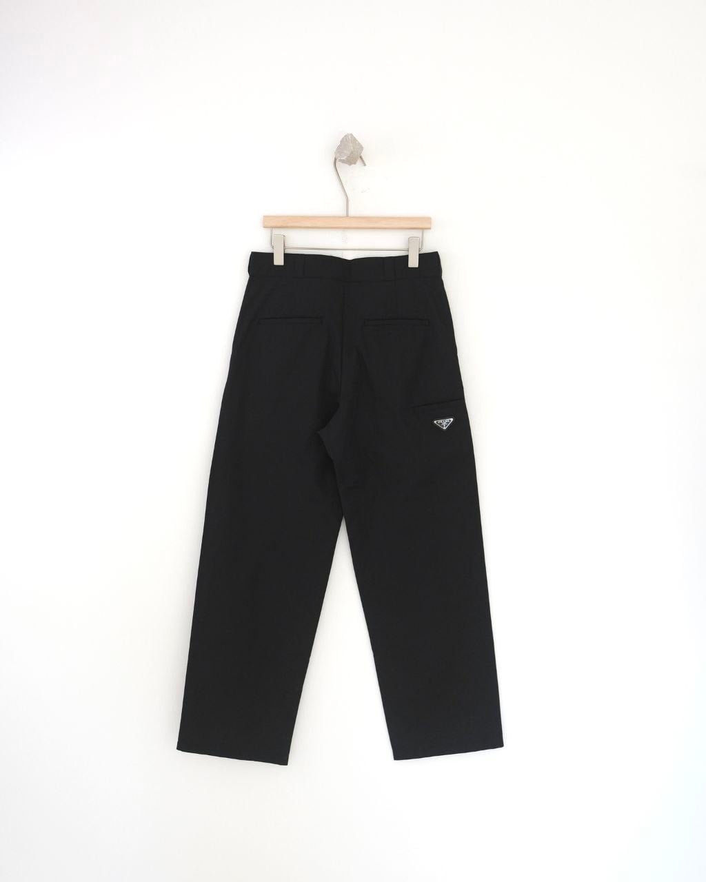 •프라* 리나일론 플레이트 와이드 팬츠 - 수입