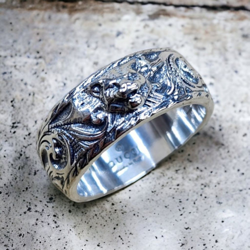 구찌 412 필린 헤드 반지