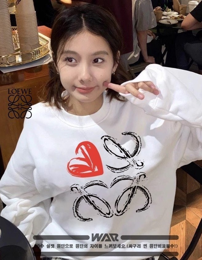 💕 로** 하트 디자인 밍크양기모 티셔츠