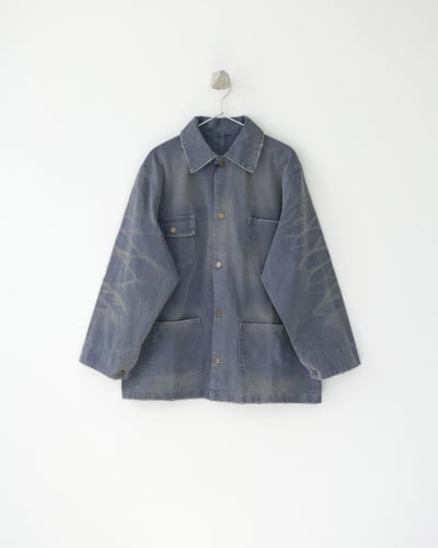 💕 프** 디스트레스드 이펙트 데님 자켓 - 수입