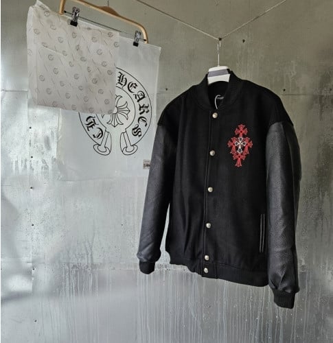 💕 크* 레더 바시티 자켓