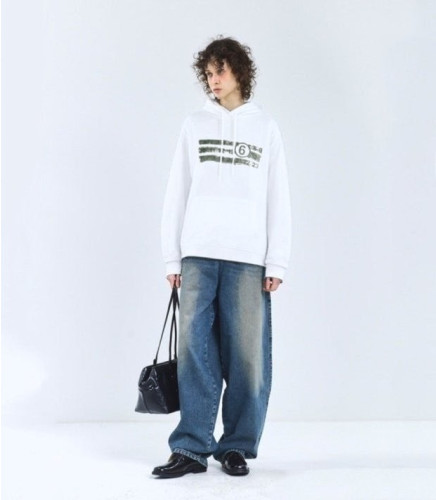 💕 메* 마르지엘라 빈티지 페인팅 후드티