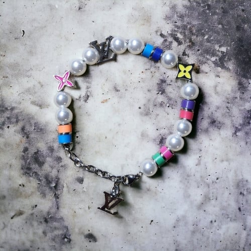 [258번] #루이비통  모노그램 펄 파티 팔찌