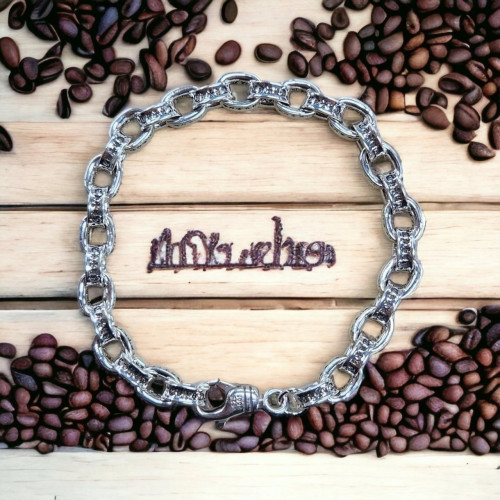 [24번] #크롬하츠  페이퍼체인 라지 팔찌