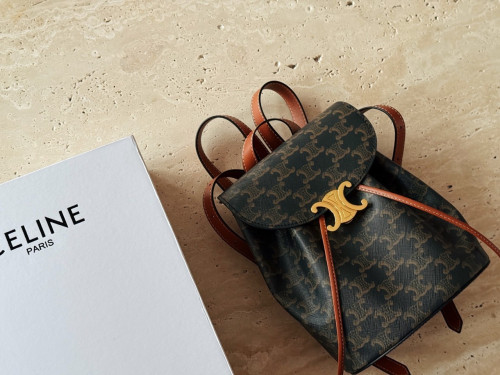 #N #셀린느 보니백팩 탄 브라운