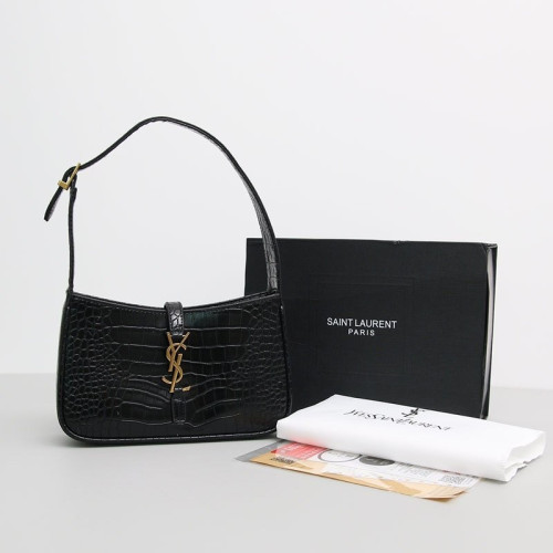 #DF #입생로랑 크록 엠보싱 가죽 숄더백