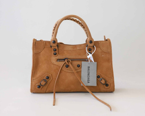 #PY #발렌시아가 르시티 백 - 스몰 카멜 -