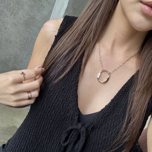 #N #티파니 락 목걸이