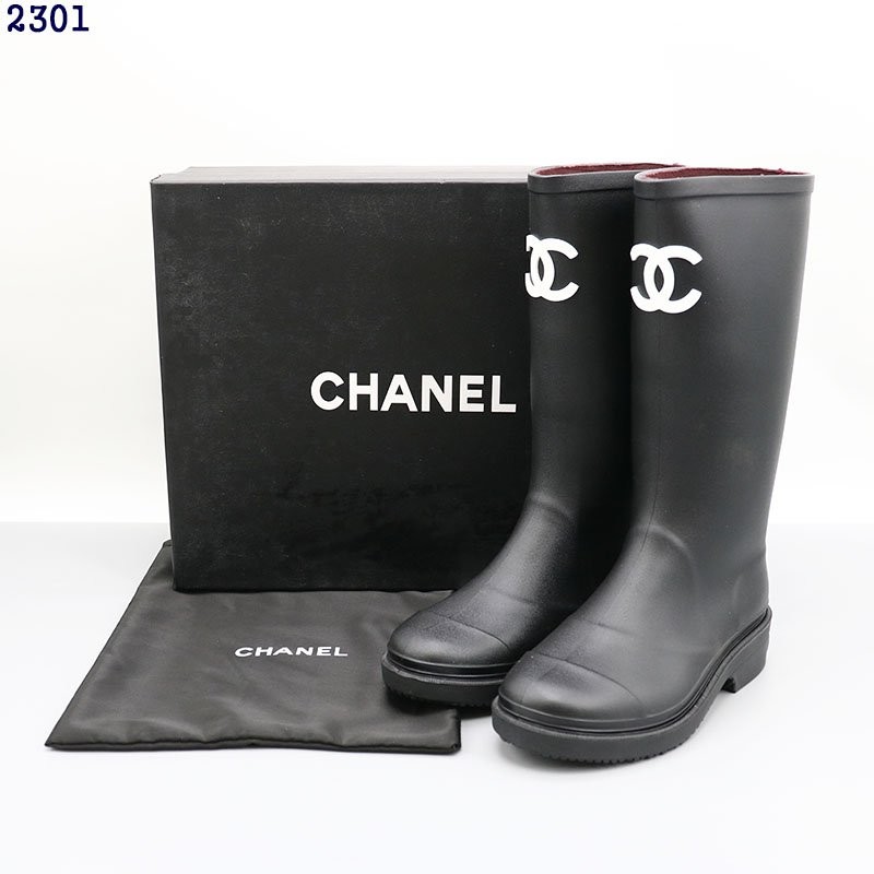 #DF #샤넬 레인부츠