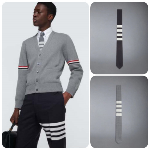 #톰브라운 [ Thom ] 수입 플레인 위브 4-바 클래식 타이 재입고💢 #넥타이
