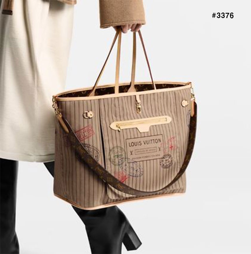 🍀 [LOUIS VUITTON] 루이비통 네버풀 반둘리에 인사이드 아웃 MM 쇼퍼백 🍀