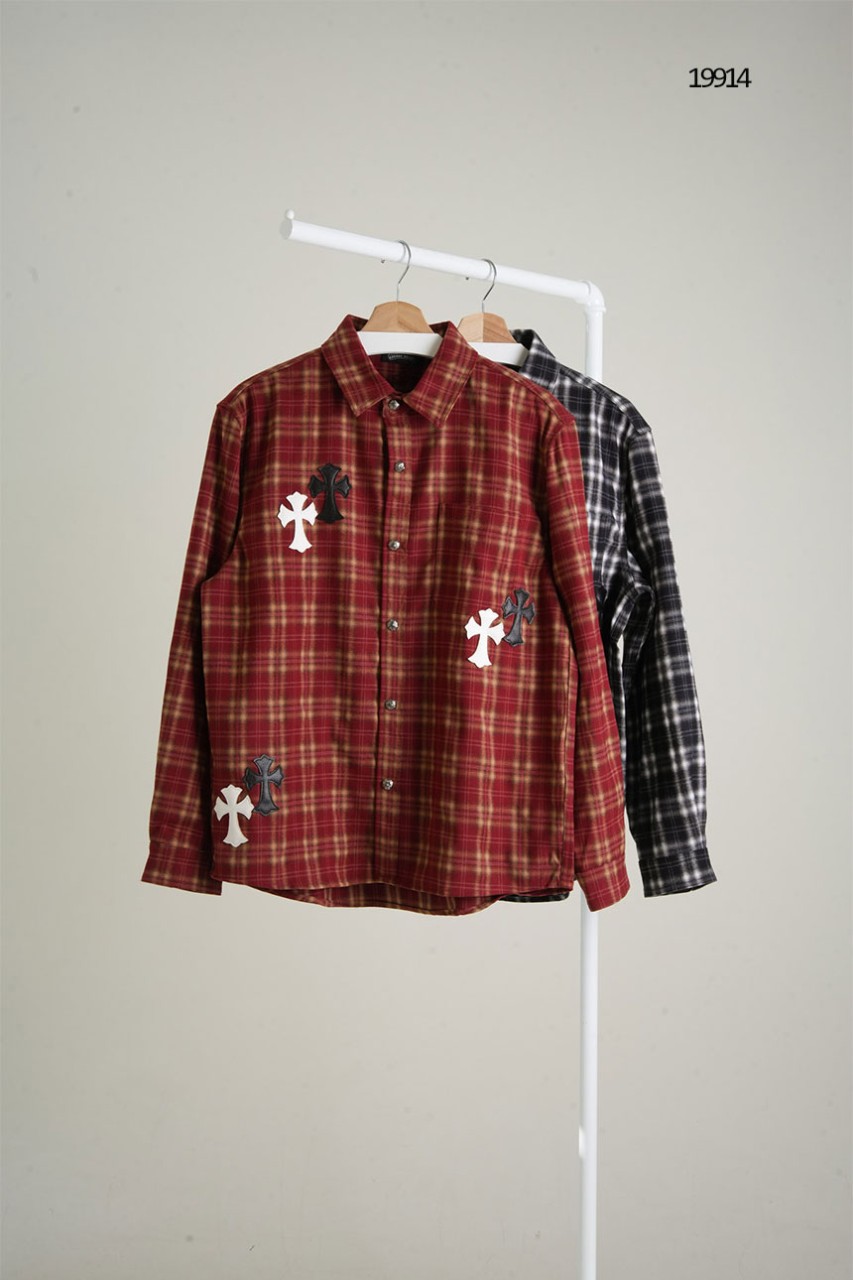 🔆 [Chrome Hearts] 크롬하츠 세메터리 체크 셔츠 🔆