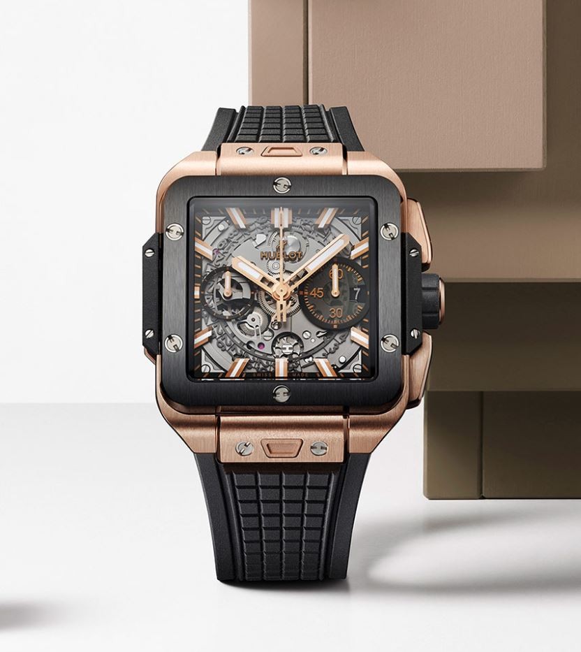 위블* 스퀘어뱅 티타늄 블랙골드