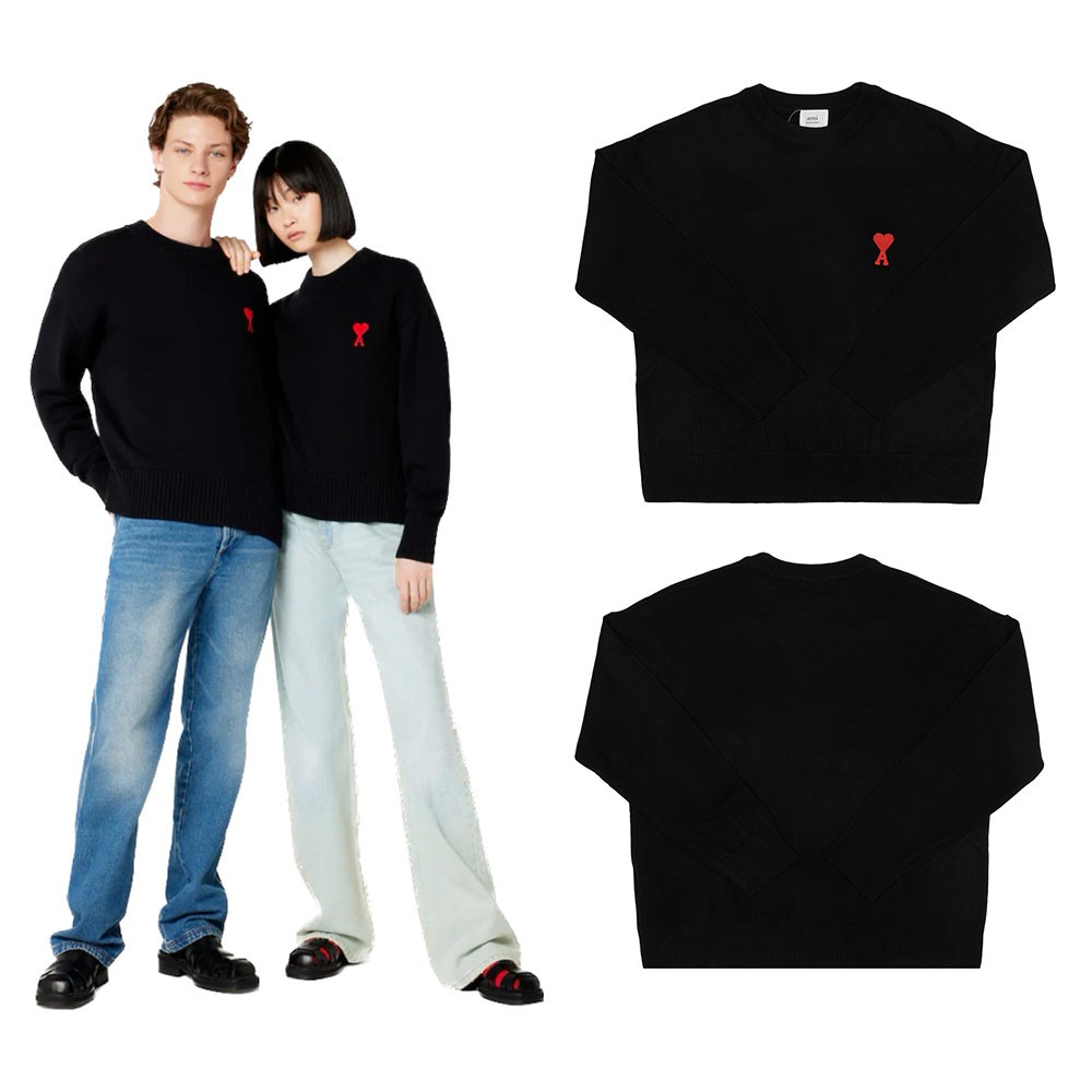 재입고!!! 아* ADS울앤 코튼엠브로이디드니트 (블랙)