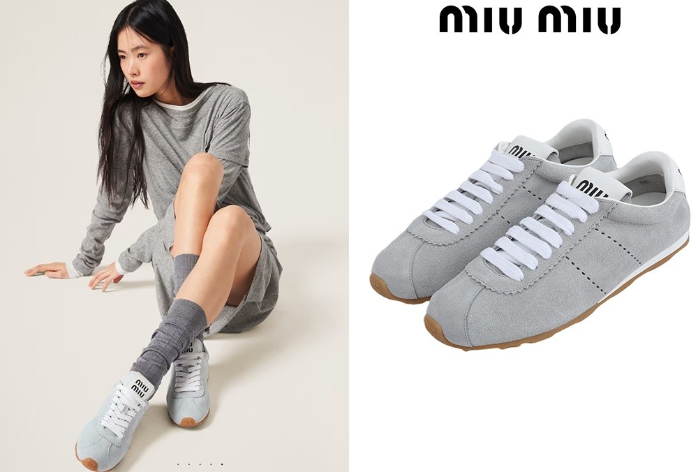 재입고!! 미*미* 플룸 스웨이드 스니커즈