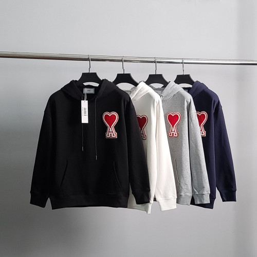 💕 아* 빅하트패치 코튼 후드티