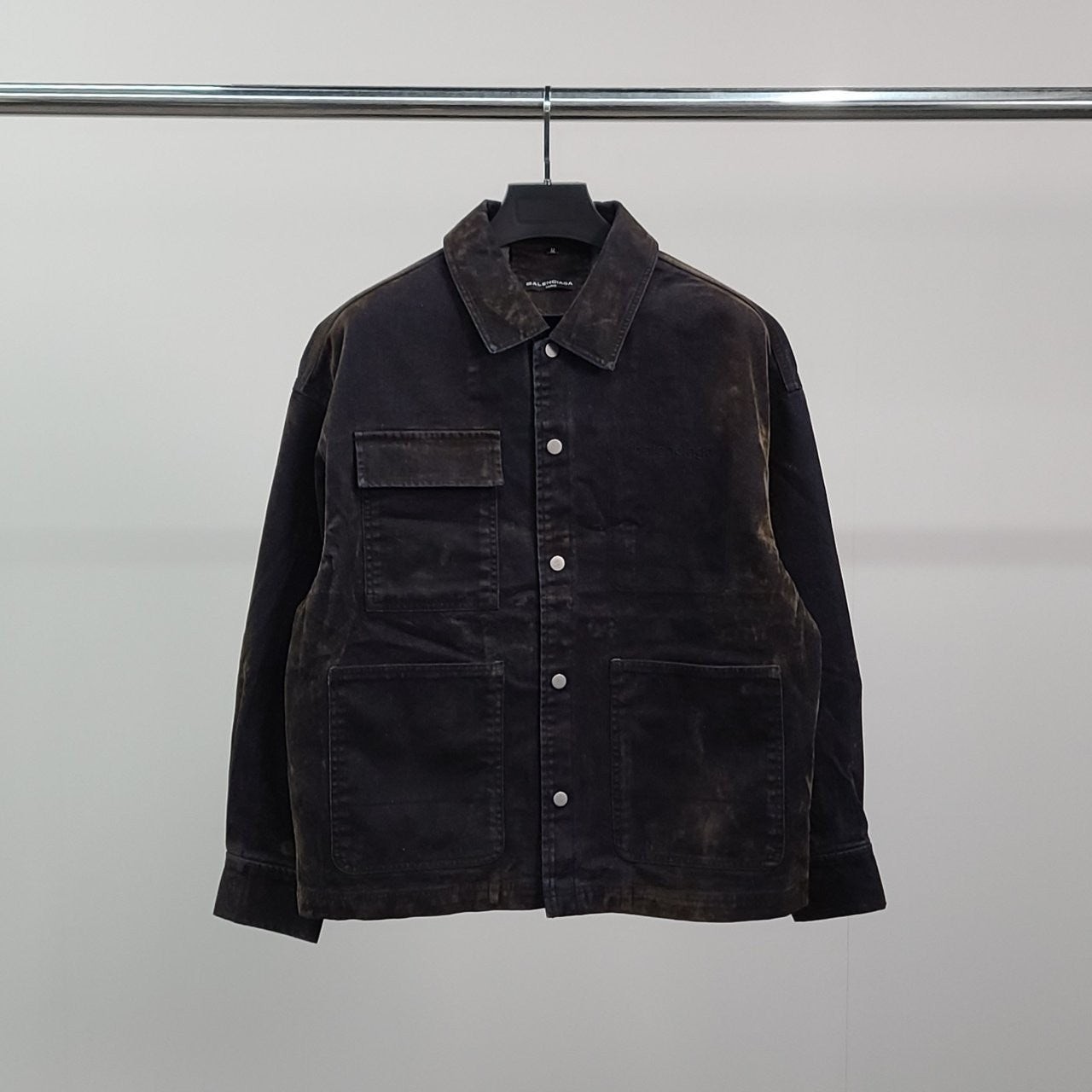 💕 발**** 로고자수 빈티지 데님 자켓