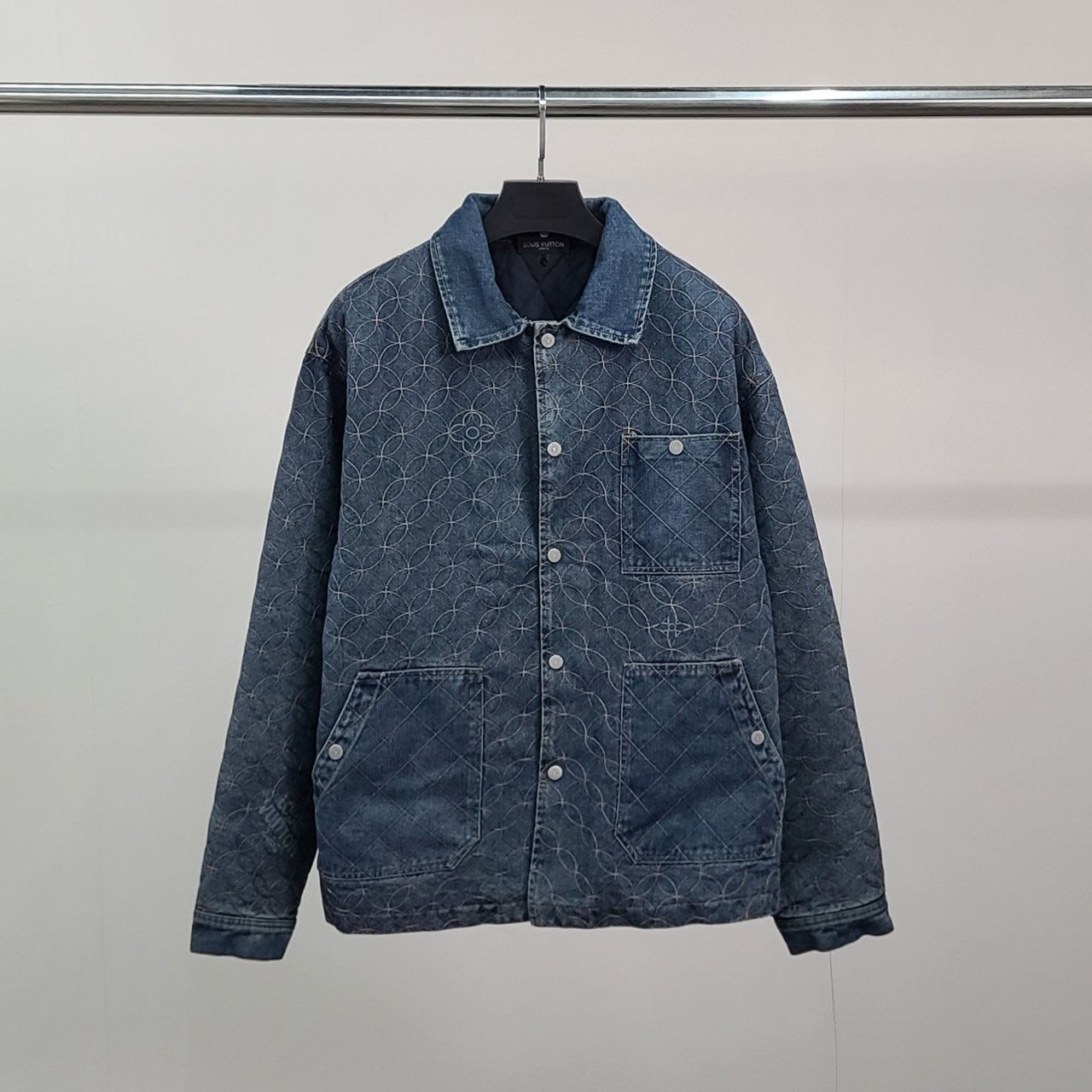 💕 루* 퀄팅 데님 누빔 자켓