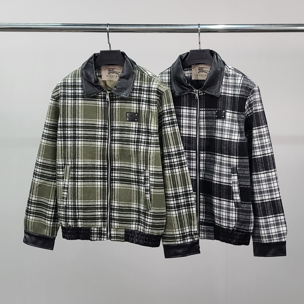 💕 버** 래더패치 카라 누빔 자켓