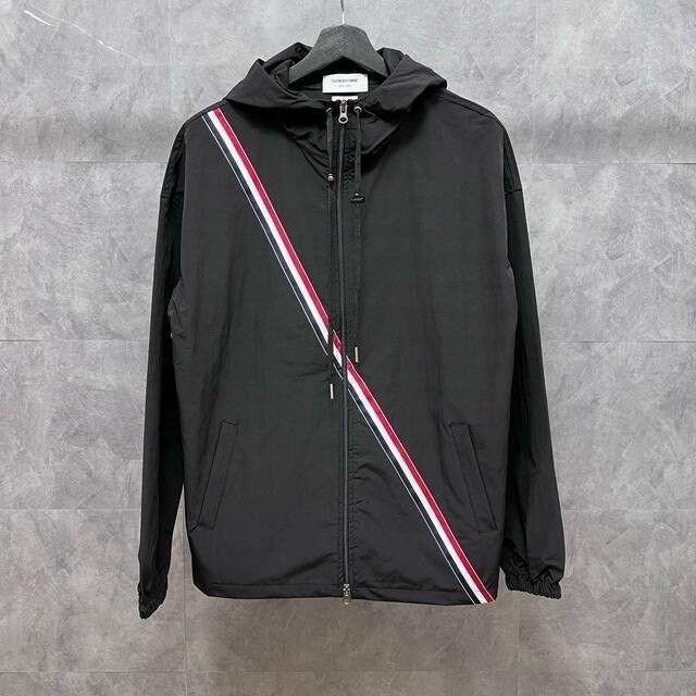 💕 톰* 사선 스트라이프 바람막이