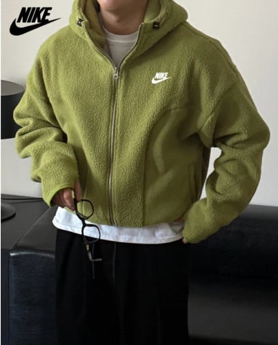 💕 나** 자수 덤블후리스 후드 집업