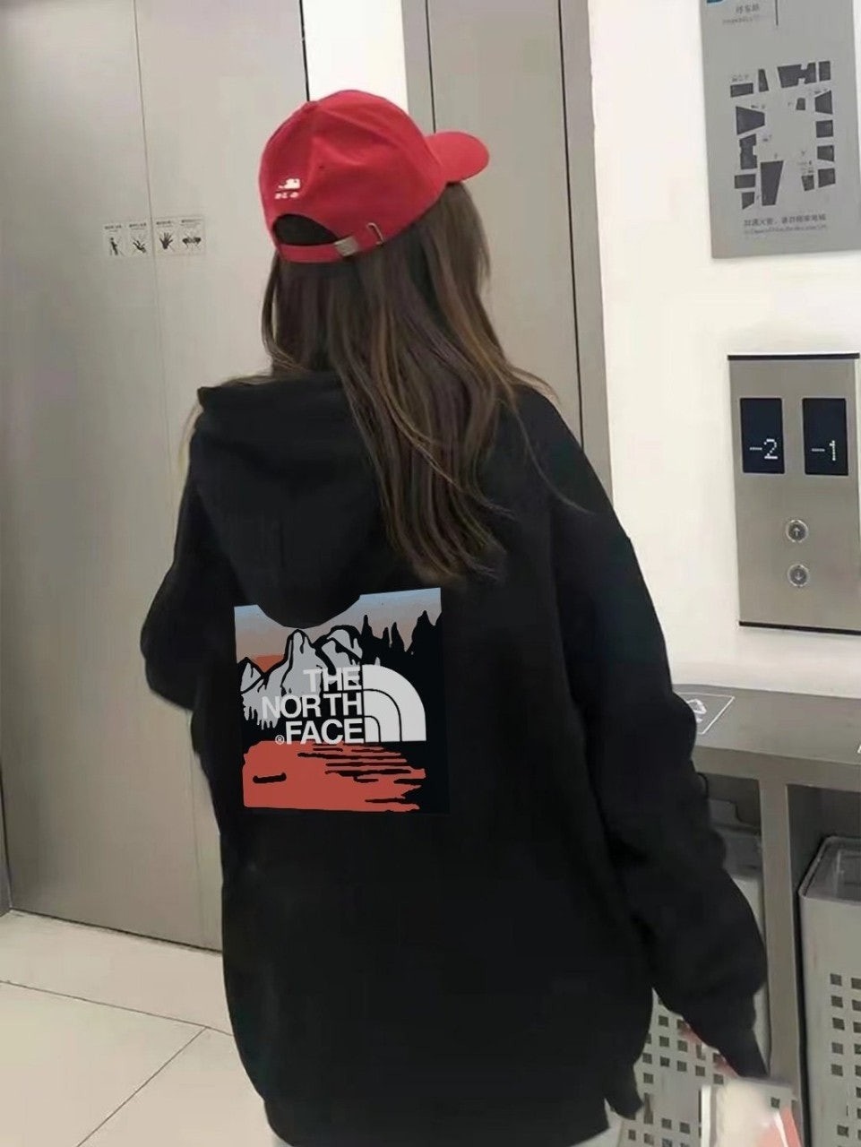 💕 노**** mountain range 후드티