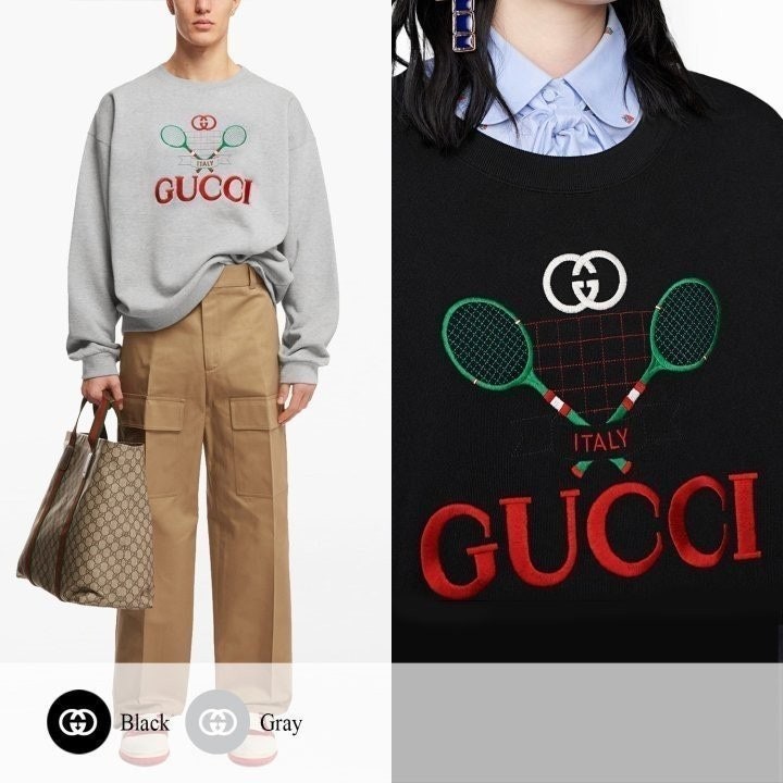 💕 구* 테니스 자수 맨투맨